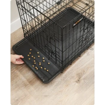 FEANDREA XL Hundekäfig Mit 2 Türen 61 Cm, 43,5 Cm, 50,5 Cm 4 FEANDREA XL Hundekäfig Mit 2 Türen 61 Cm, 43,5 Cm, 50,5 Cm – Bild 4