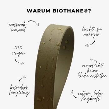 THE DOG IDEA Biothane Halsband Dunkelgrün XS 7 THE DOG IDEA Biothane Halsband Dunkelgrün XS – Bild 7