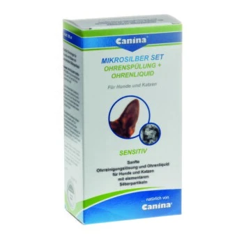 Canina Mikrosilber SET Ohrenspülung & Liquid 150ml 1 Canina Mikrosilber SET Ohrenspülung & Liquid 150ml