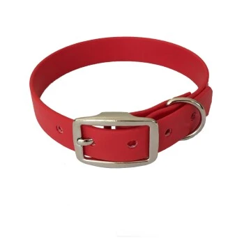 Bio-leine 24-33cm HU Biothane Halsband Rot 24 Cm, 33 Cm 1 Bio-leine 24-33cm HU Biothane Halsband Rot 24 Cm, 33 Cm