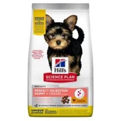 Neue Produkte 20 Hill's Science Plan Perfect Digestion Puppy Small & Mini Mit Huhn Und Reis 1,5 Kg