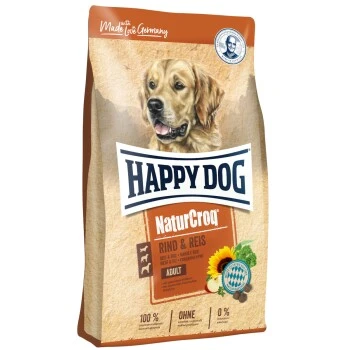 HAPPY DOG NaturCroq Rind & Reis 4 Kg 1 HAPPY DOG NaturCroq Rind & Reis 4 Kg