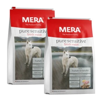 MERA Pure Sensitive Fresh Meat Adult Truthahn & Kartoffel 1 MERA Pure Sensitive Fresh Meat Adult Truthahn & Kartoffel