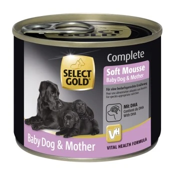 SELECT GOLD Complete Soft Mousse Baby & Mother 6x180g 1 SELECT GOLD Complete Soft Mousse Baby & Mother 6x180g