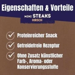 Adventuros Mini Steaks Hirsch 7x70g -Hundebedarf Geschäft 87158d9a9e4085d4f7297764621bbacba65cad97 2457b670d47b5f67e6ae256c6b99852fc752cd78