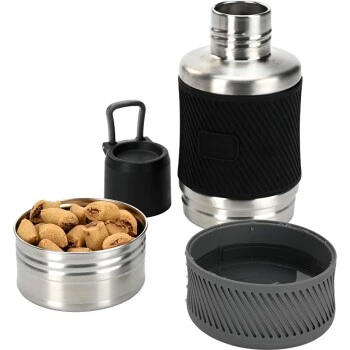 Dogs Creek Carry Reise Set Futter- Und Wasserbehälter 800ml Grau 1 Dogs Creek Carry Reise Set Futter- Und Wasserbehälter 800ml Grau