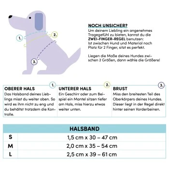 STUCH Hundehalsband Gepolstert U. Verstellbar Dunkelblau S 2 STUCH Hundehalsband Gepolstert U. Verstellbar Dunkelblau S – Bild 2