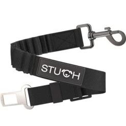 STUCH Universeller Bungee Autogurt FĂźr Hunde & Katzen Schwarz