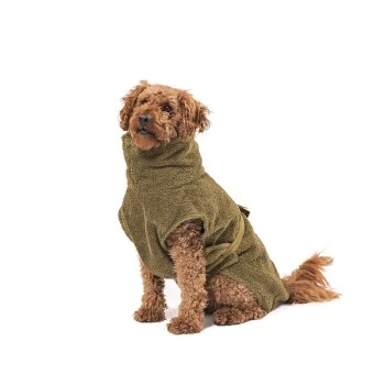 Lills Hundebademantel "Olive" 35 Cm 1 Lills Hundebademantel "Olive" 35 Cm