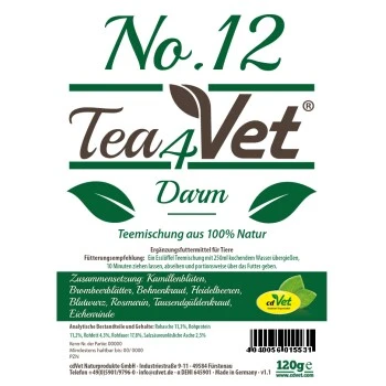 Tea4Vet No.12-Darm 120 G 2 Tea4Vet No.12-Darm 120 G – Bild 2