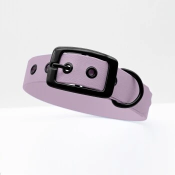 THE DOG IDEA Biothane Halsband Lavendel Schwarz S 1 THE DOG IDEA Biothane Halsband Lavendel Schwarz S