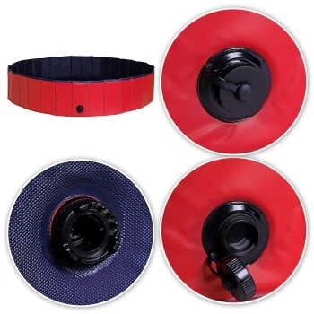 Lionto 160 Cm Hundepool Mit Ablassventil - Faltbar 4 Lionto 160 Cm Hundepool Mit Ablassventil - Faltbar – Bild 4